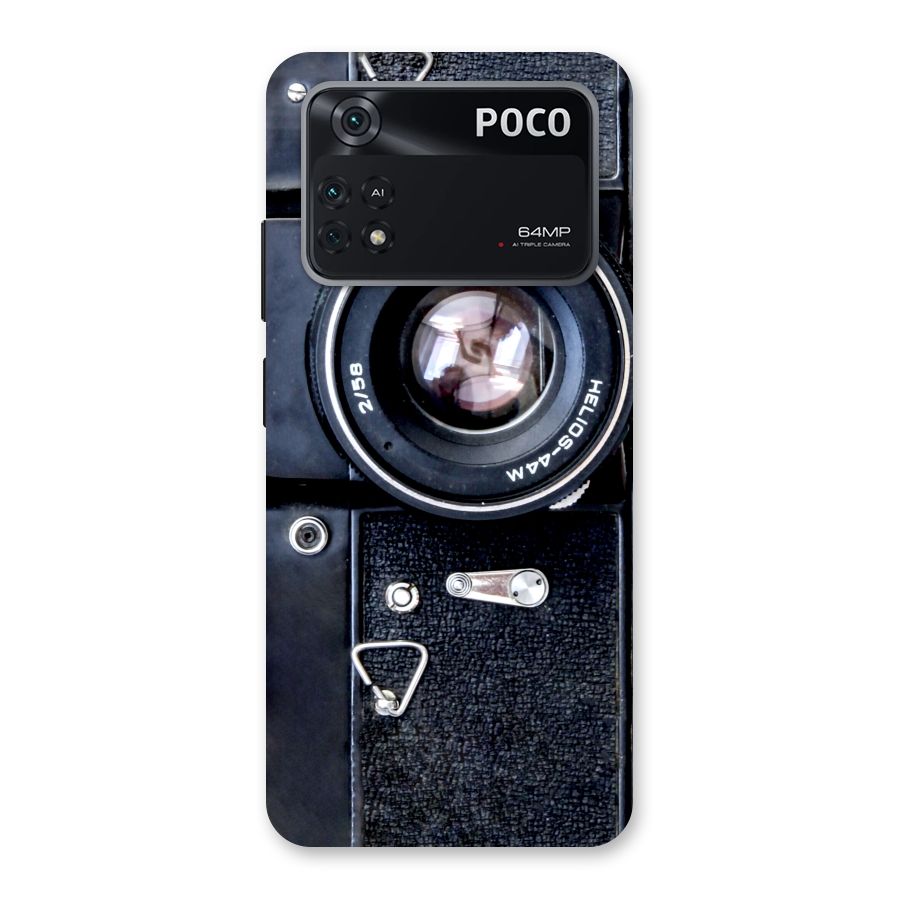 Classic Camera Back Case for Poco M4 Pro 4G
