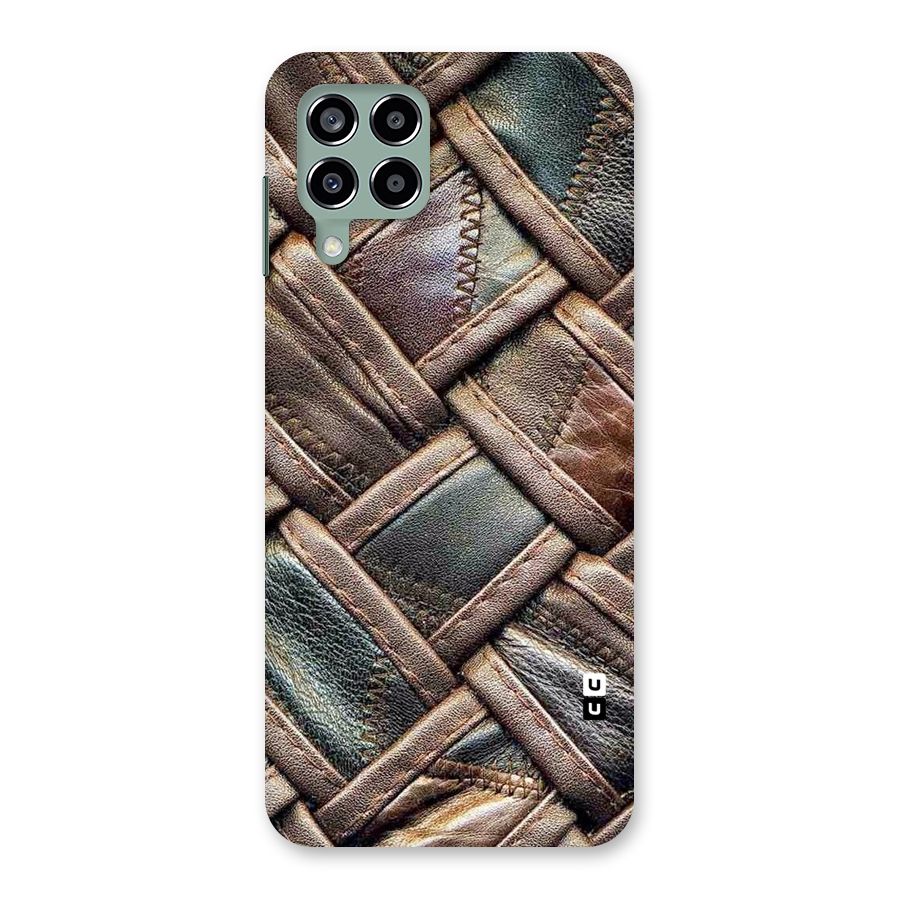 Classic Leather Belt Design Back Case for Galaxy M33