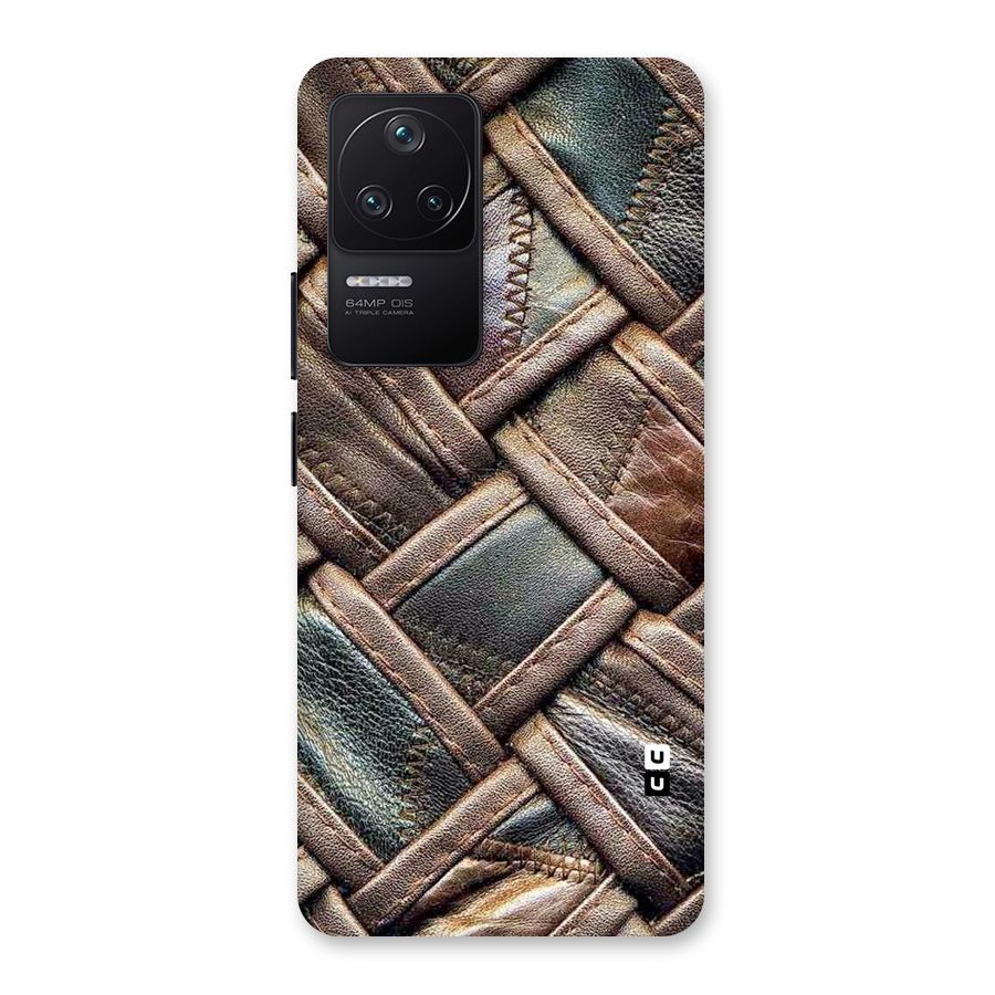 Classic Leather Belt Design Back Case for Poco F4 5G