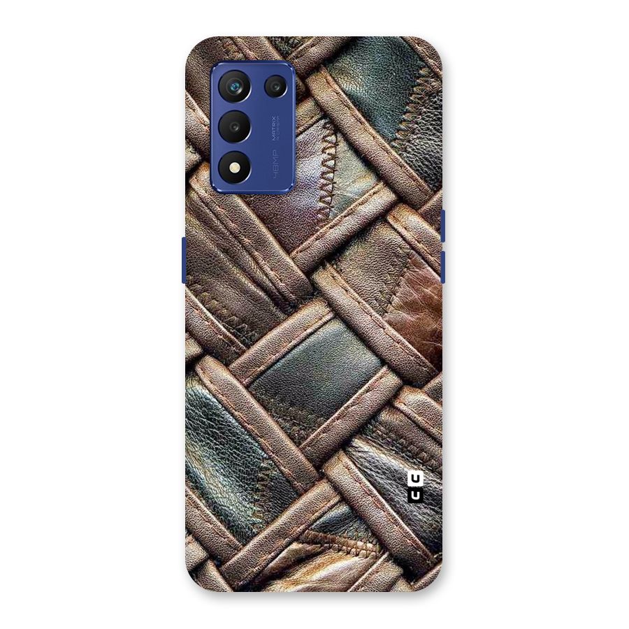 Classic Leather Belt Design Back Case for Realme 9 5G Speed