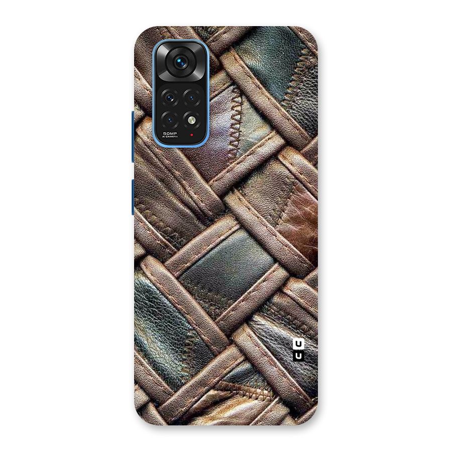 Classic Leather Belt Design Back Case for Redmi Note 11S