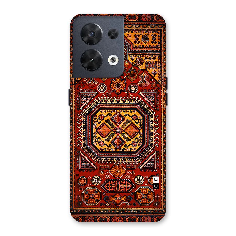 Classic Luxury Carpet Pattern Back Case for Oppo Reno8 5G