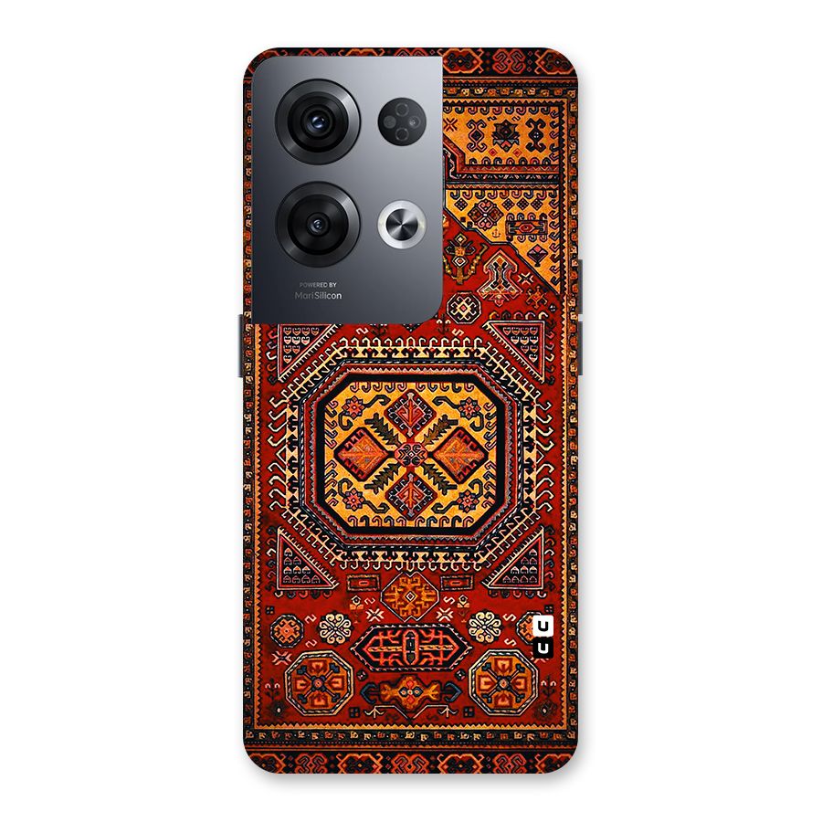 Classic Luxury Carpet Pattern Back Case for Oppo Reno8 Pro 5G