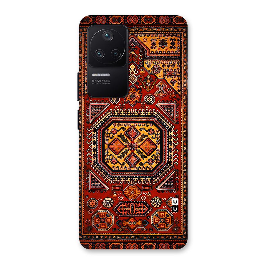 Classic Luxury Carpet Pattern Back Case for Poco F4 5G