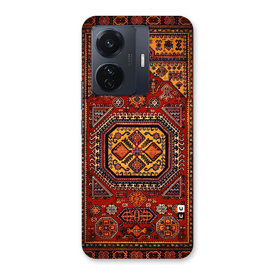 Classic Luxury Carpet Pattern Back Case for Vivo T1 Pro