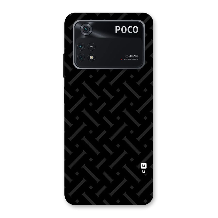 Classic Pipes Pattern Back Case for Poco M4 Pro 4G