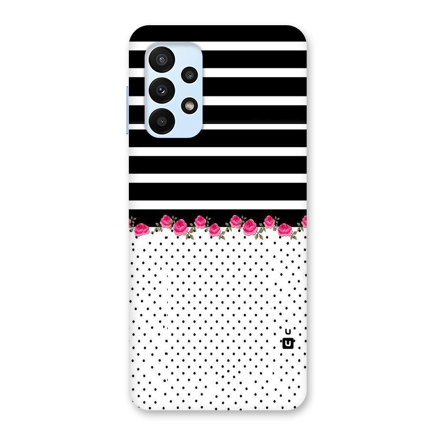 Classic Polka Stripes Back Case for Galaxy A23