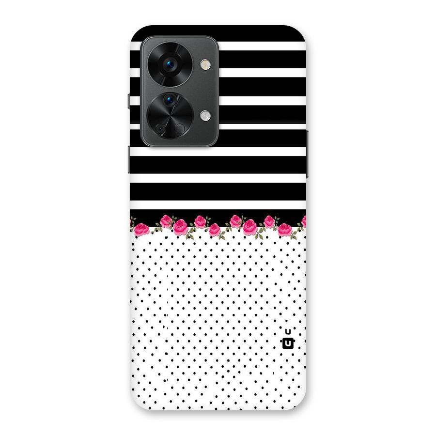 Classic Polka Stripes Back Case for OnePlus Nord 2T