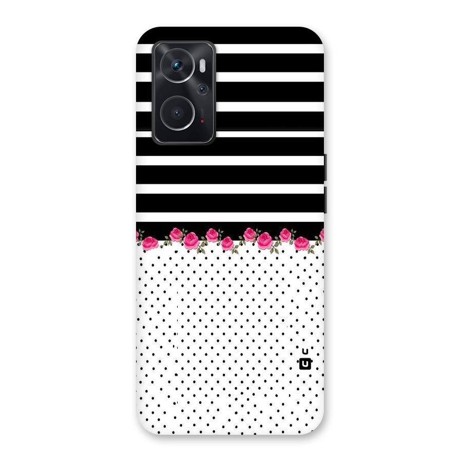 Classic Polka Stripes Back Case for Oppo K10 4G