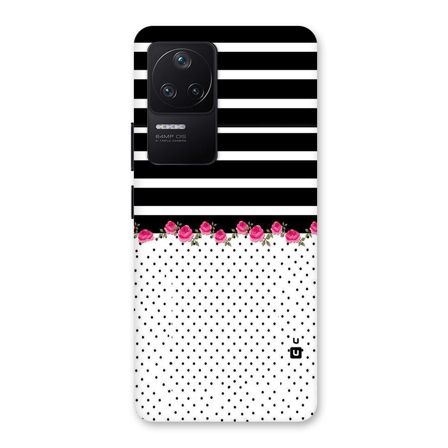 Classic Polka Stripes Back Case for Poco F4 5G