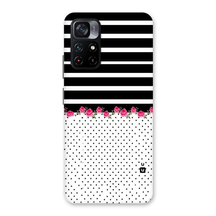 Classic Polka Stripes Back Case for Poco M4 Pro 5G