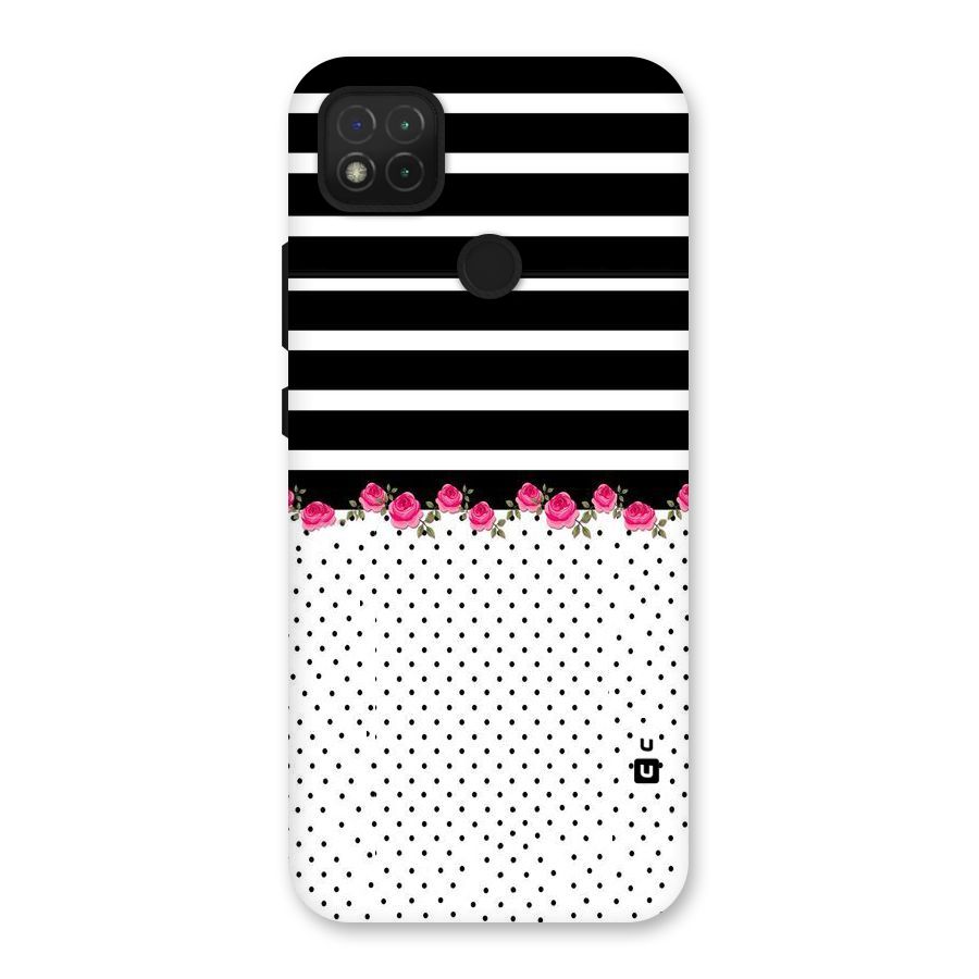 Classic Polka Stripes Back Case for Redmi 9 Activ