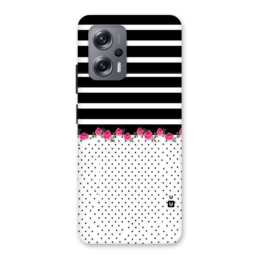 Classic Polka Stripes Back Case for Redmi K50i