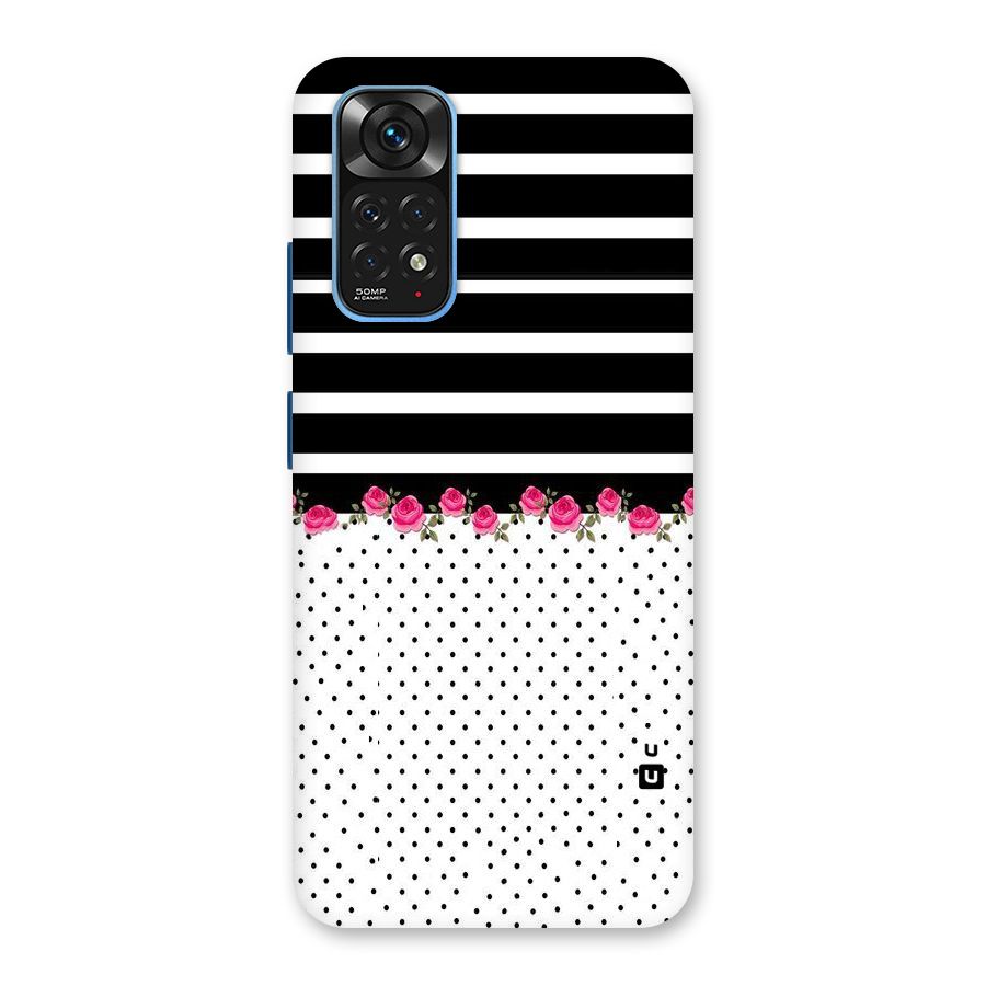 Classic Polka Stripes Back Case for Redmi Note 11S
