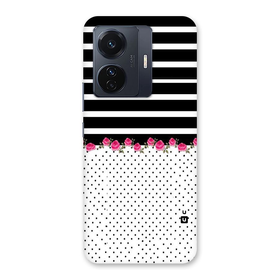 Classic Polka Stripes Back Case for Vivo T1 Pro