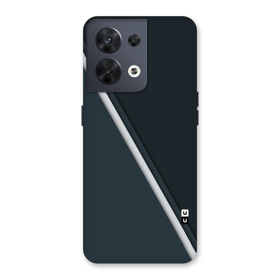 Classic Single Stripe Back Case for Oppo Reno8 5G