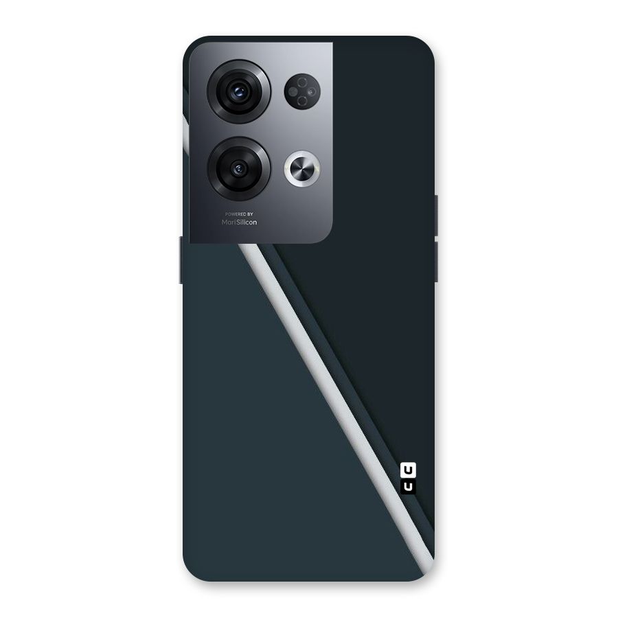 Classic Single Stripe Back Case for Oppo Reno8 Pro 5G