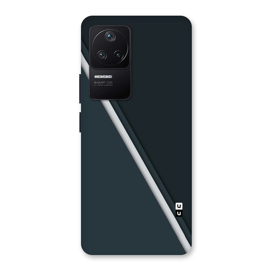 Classic Single Stripe Back Case for Poco F4 5G