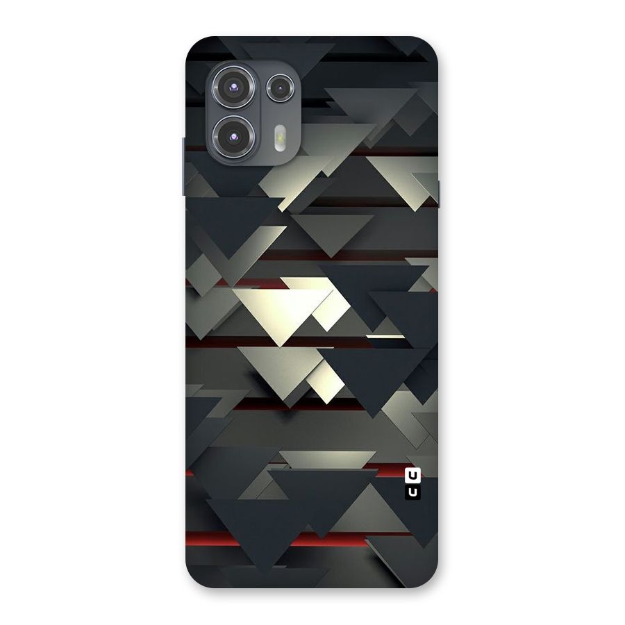 Classic Triangles Design Back Case for Motorola Edge 20 Fusion