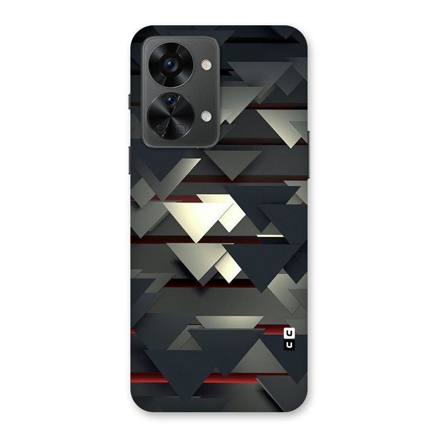 Classic Triangles Design Back Case for OnePlus Nord 2T