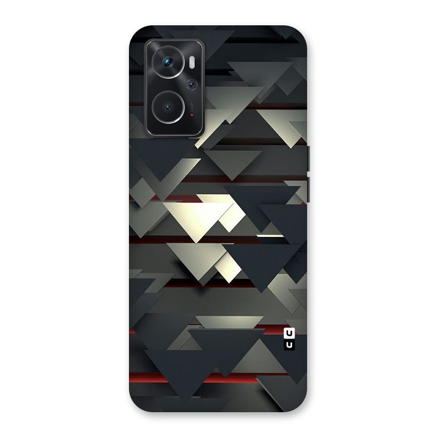 Classic Triangles Design Back Case for Oppo K10 4G