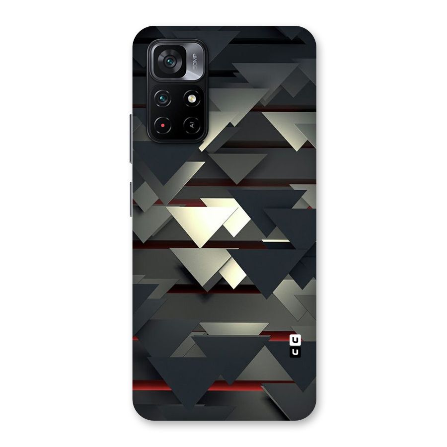 Classic Triangles Design Back Case for Poco M4 Pro 5G