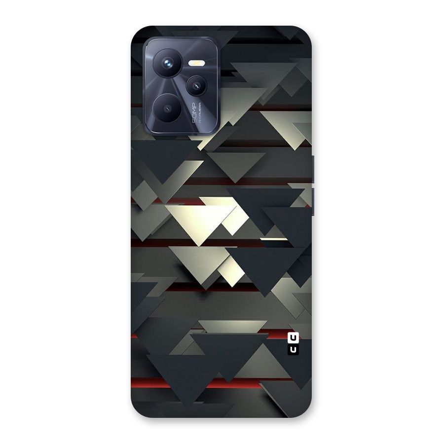 Classic Triangles Design Back Case for Realme C35