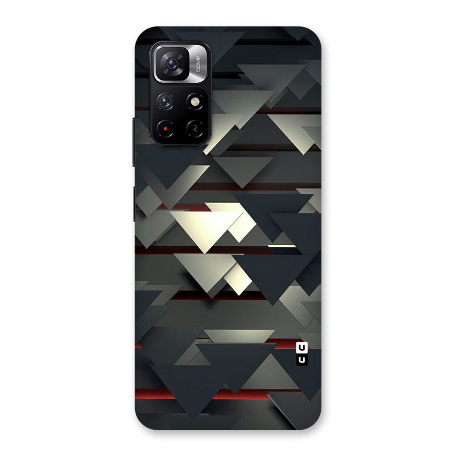 Classic Triangles Design Back Case for Redmi Note 11T 5G