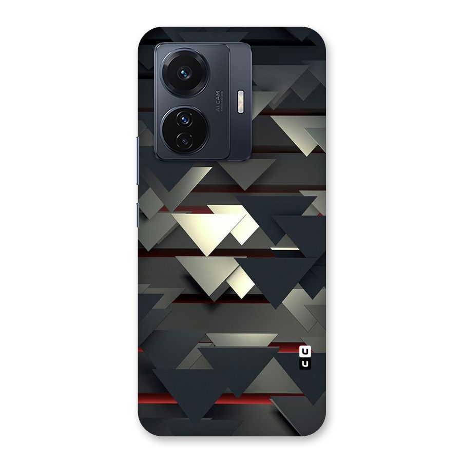 Classic Triangles Design Back Case for Vivo T1 Pro