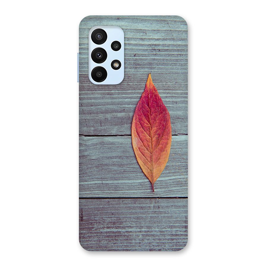 Classic Wood Leaf Back Case for Galaxy A23