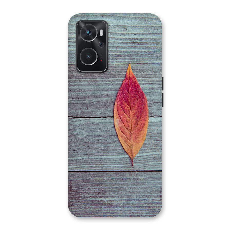 Classic Wood Leaf Back Case for Oppo K10 4G