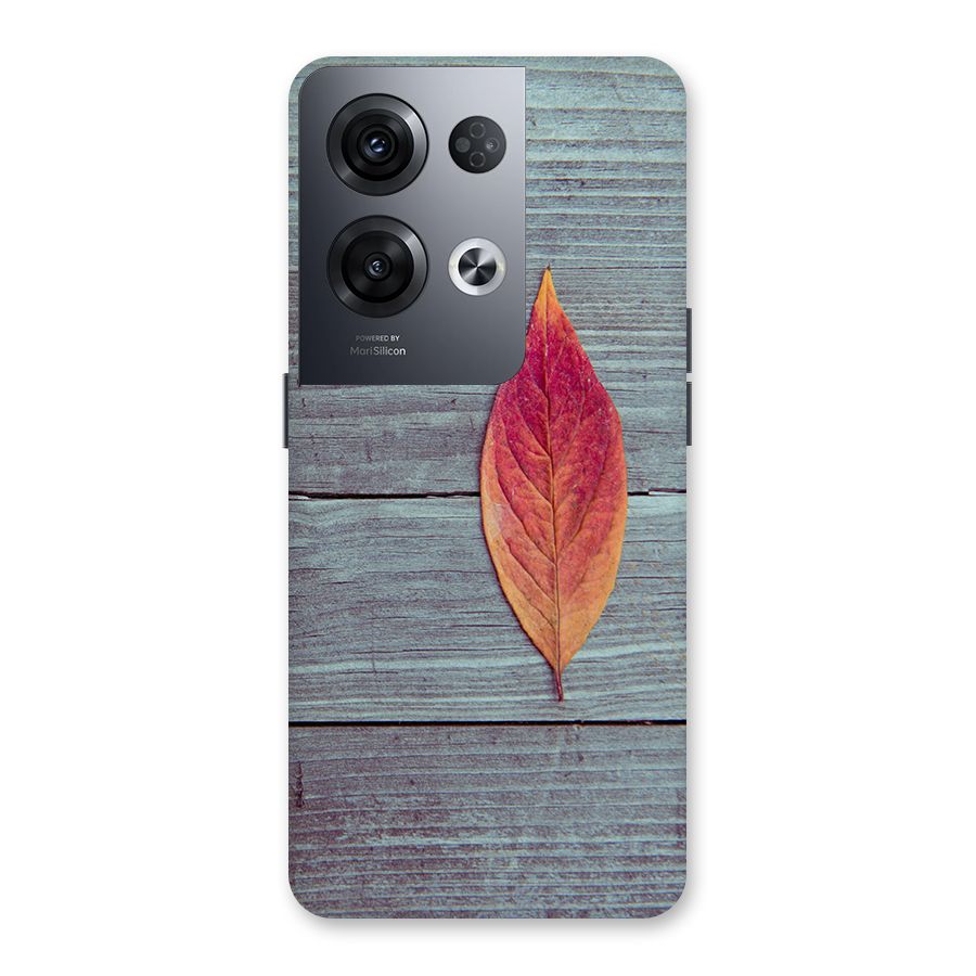 Classic Wood Leaf Back Case for Oppo Reno8 Pro 5G