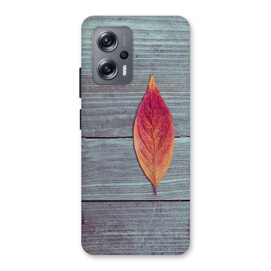 Classic Wood Leaf Back Case for Redmi K50i