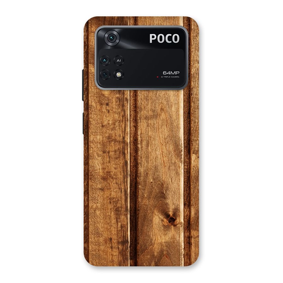 Classic Wood Print Back Case for Poco M4 Pro 4G