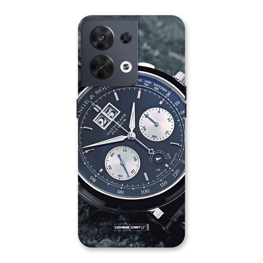 Classic Wrist Watch Back Case for Oppo Reno8 5G