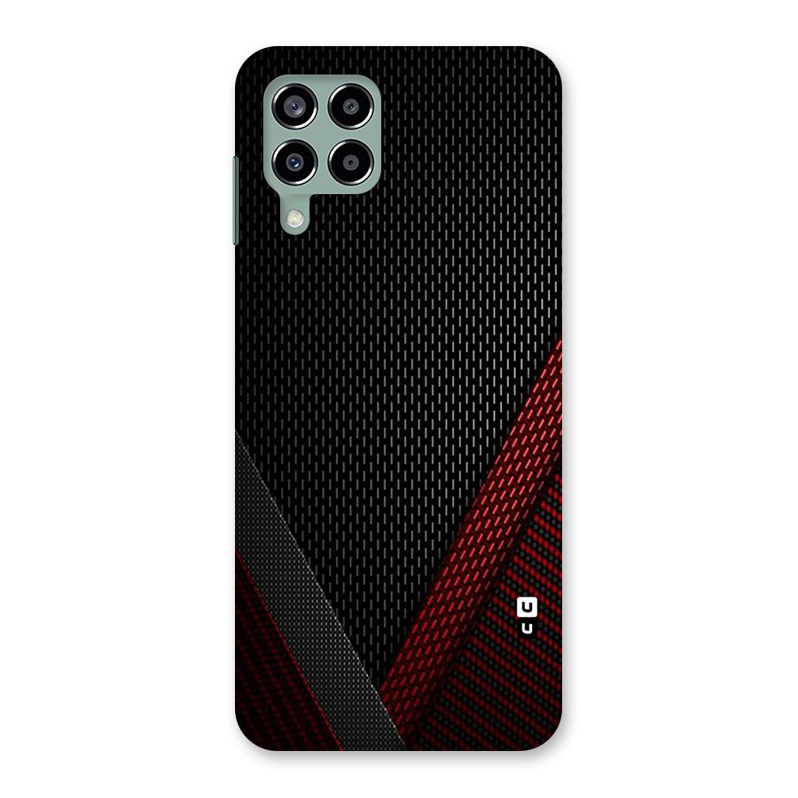 Classy Black Red Design Back Case for Galaxy M33