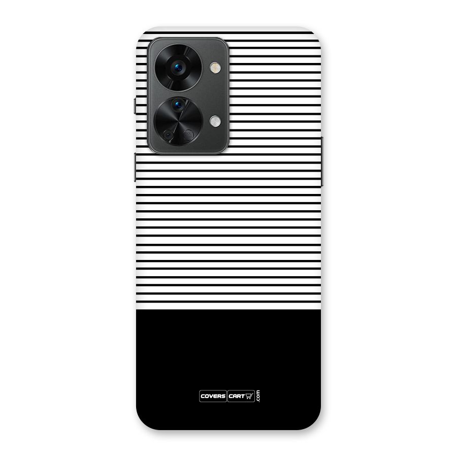 Classy Black Stripes Back Case for OnePlus Nord 2T