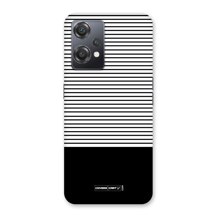 Classy Black Stripes Back Case for OnePlus Nord CE 2 Lite 5G