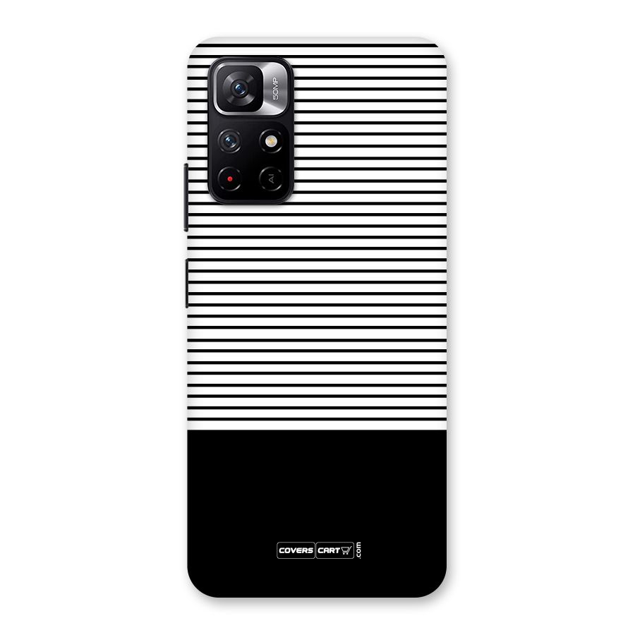 Classy Black Stripes Back Case for Redmi Note 11T 5G