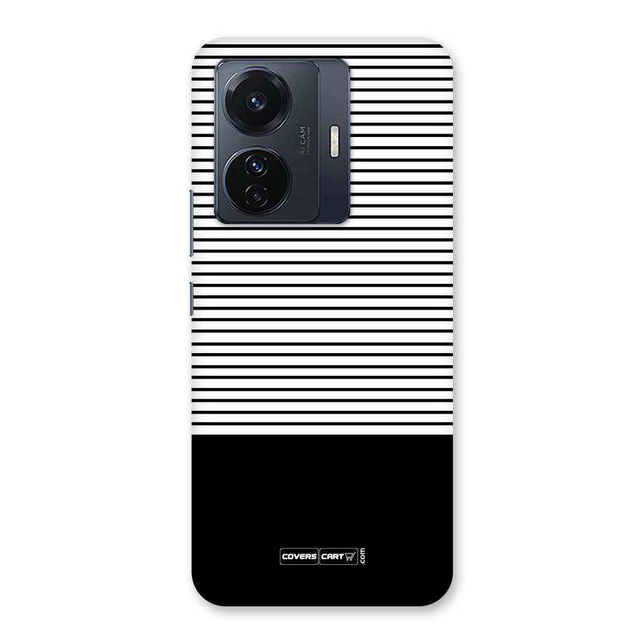 Classy Black Stripes Back Case for Vivo T1 Pro