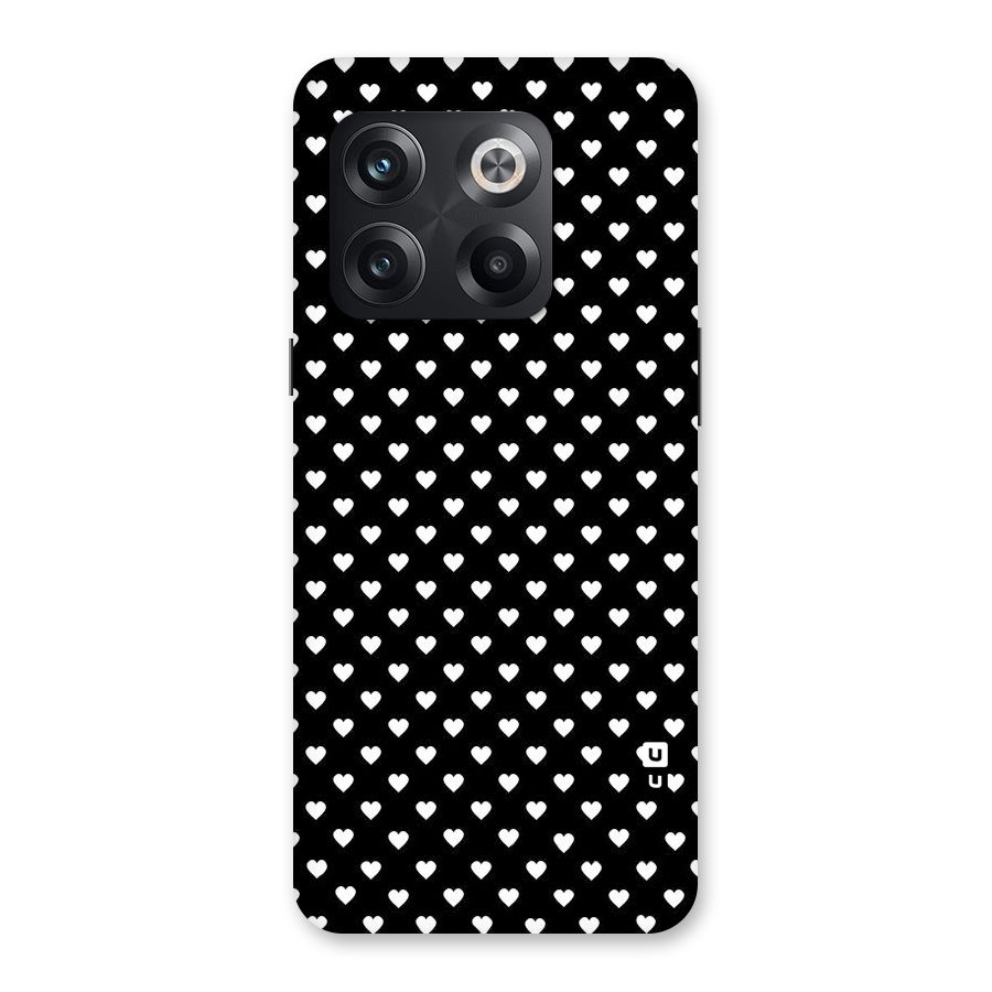 Classy Hearty Polka Back Case for OnePlus 10T