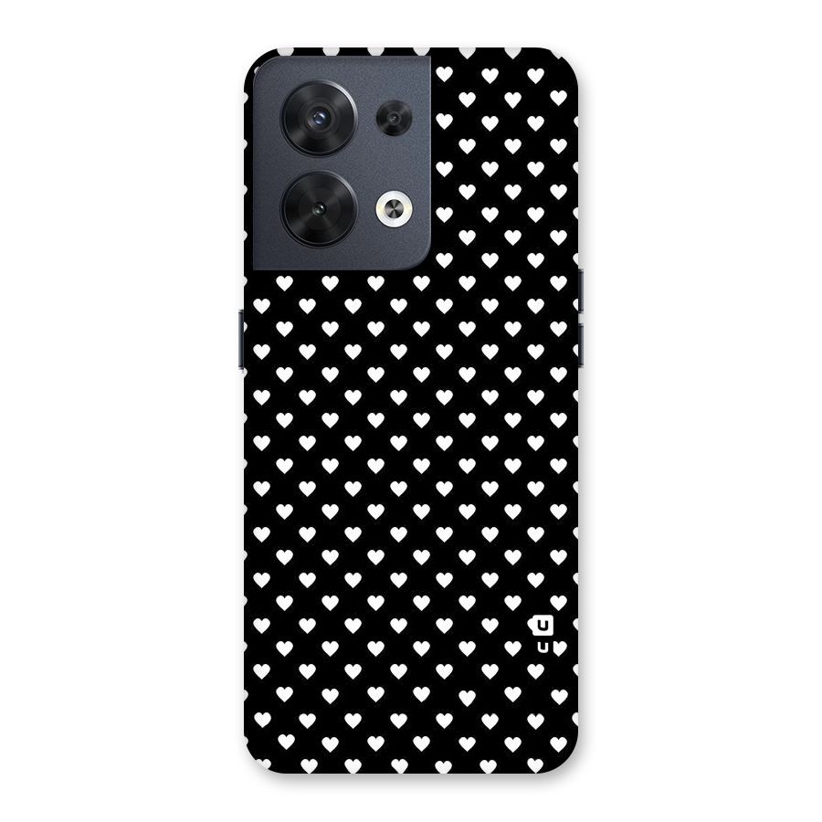Classy Hearty Polka Back Case for Oppo Reno8 5G