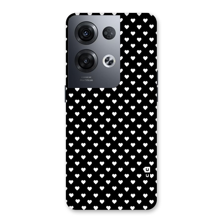 Classy Hearty Polka Back Case for Oppo Reno8 Pro 5G