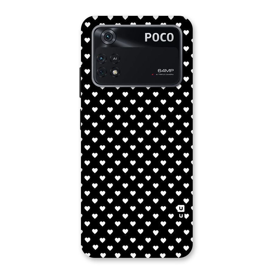 Classy Hearty Polka Back Case for Poco M4 Pro 4G