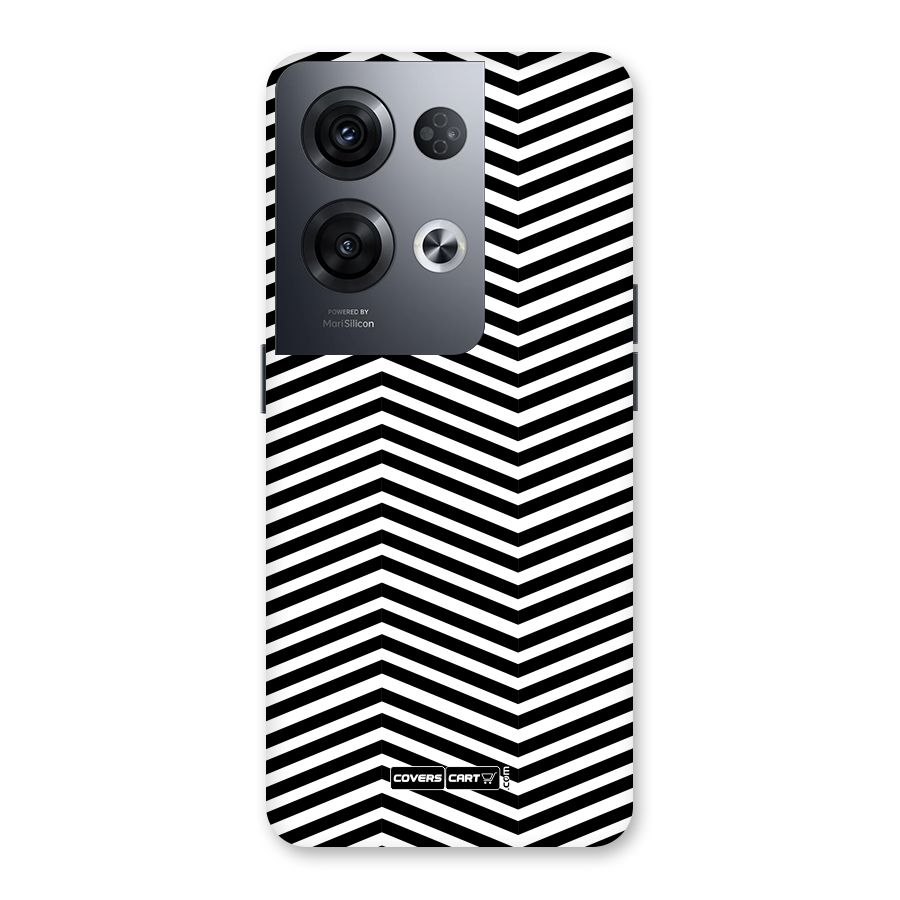 Classy Zig Zag Back Case for Oppo Reno8 Pro 5G