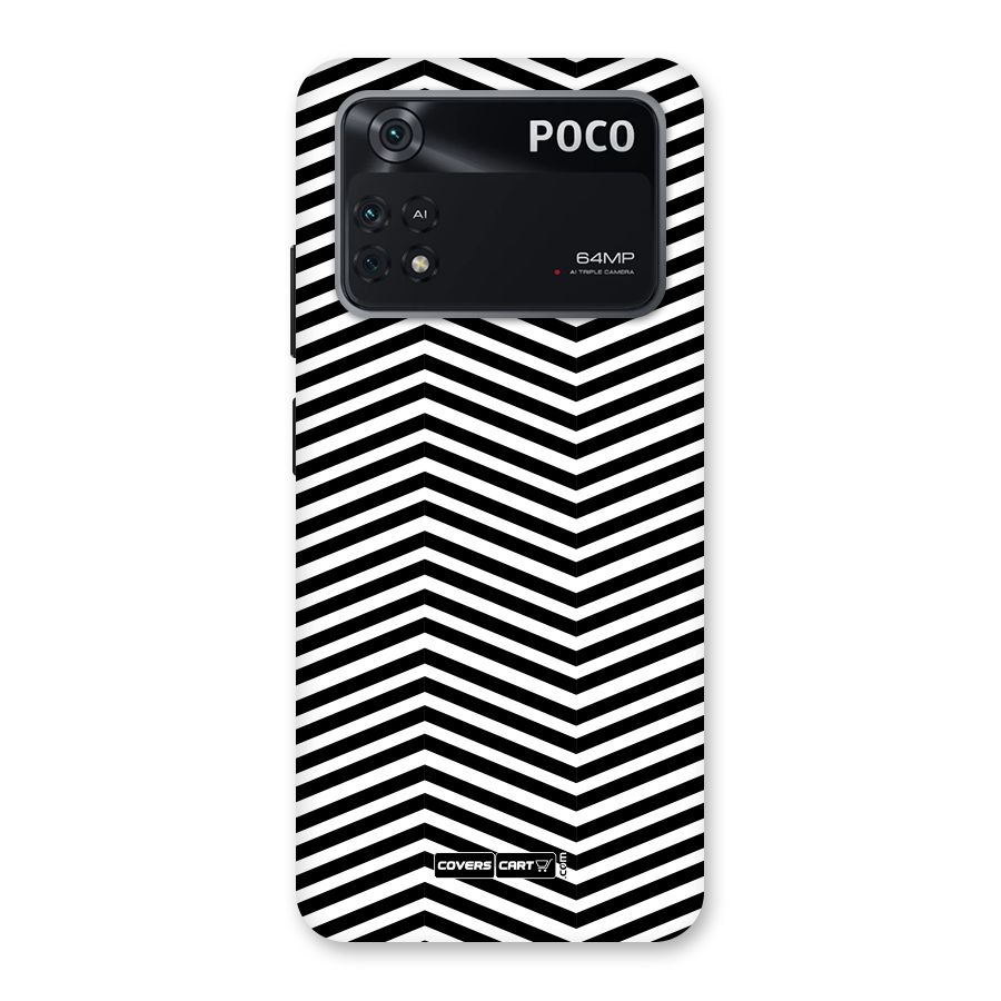 Classy Zig Zag Back Case for Poco M4 Pro 4G