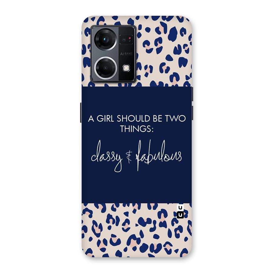 Classy and Fabulous Glass Back Case for Oppo F21 Pro 5G