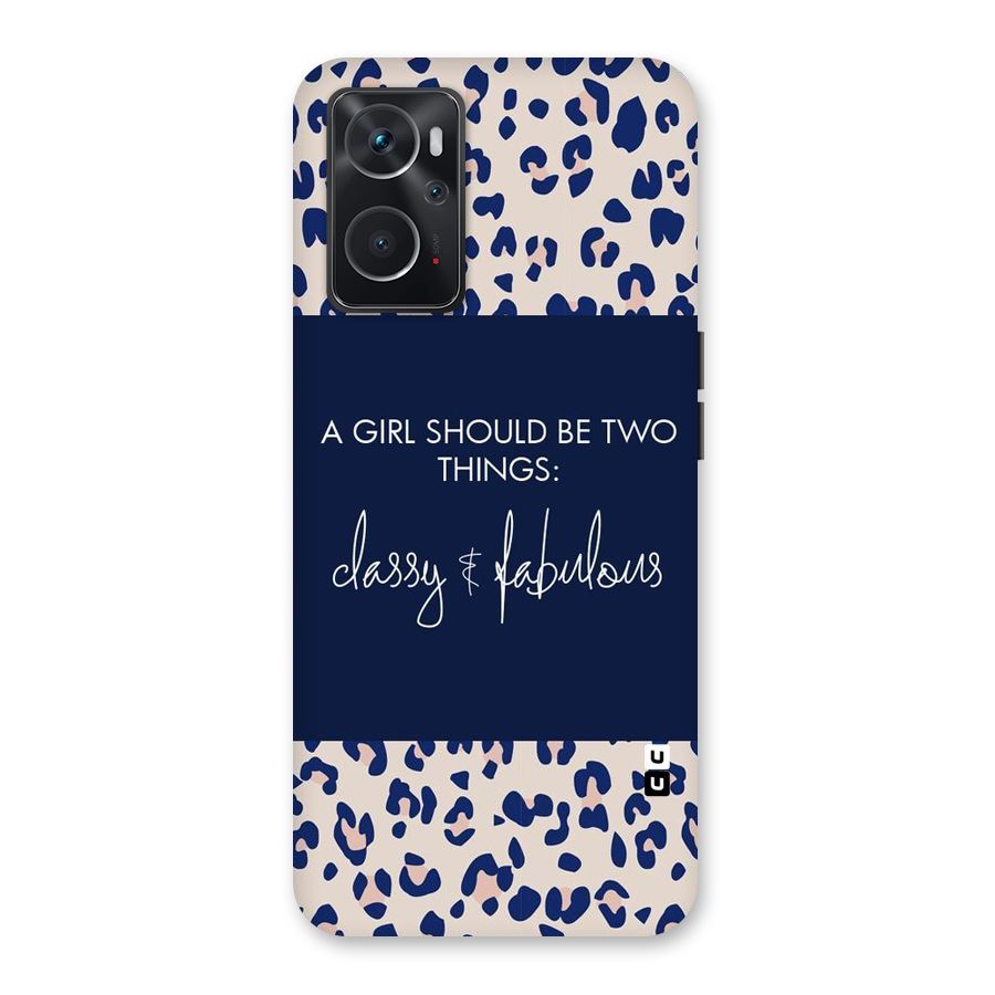 Classy and Fabulous Back Case for Oppo K10 4G