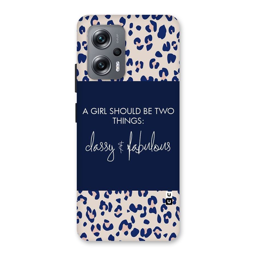 Classy and Fabulous Back Case for Redmi K50i