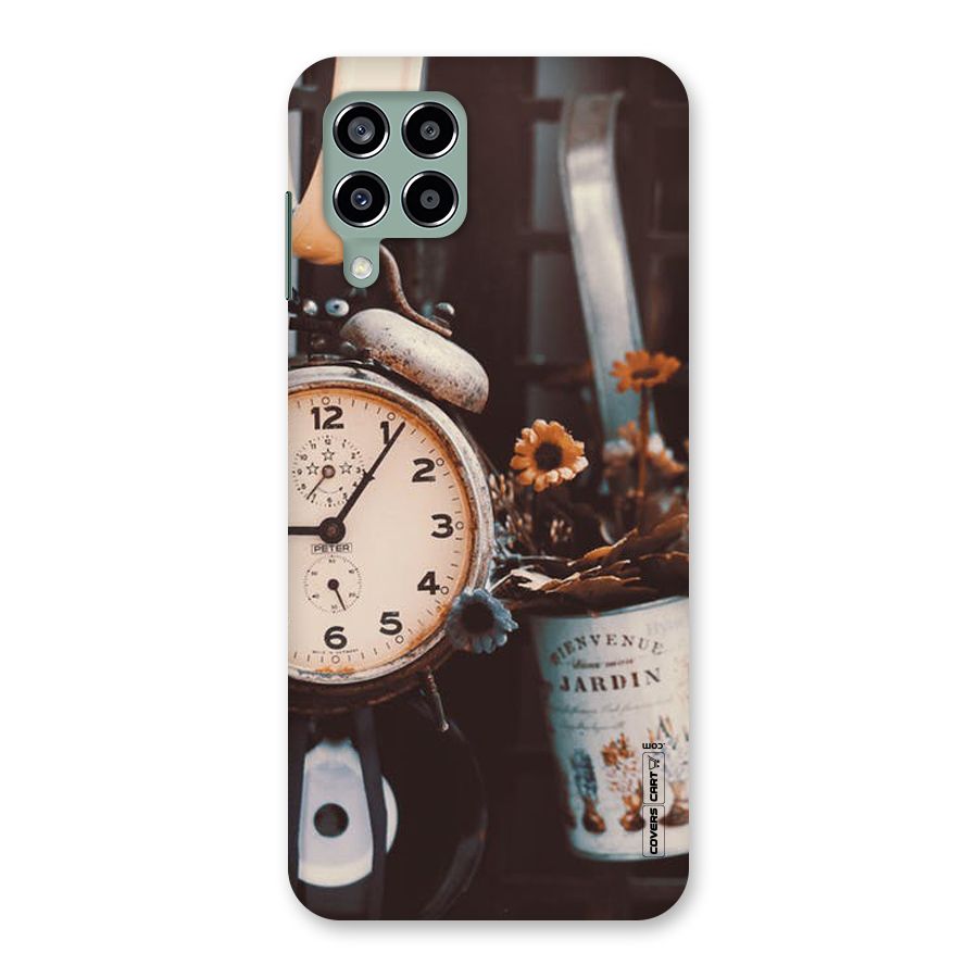 Clock And Flowers Back Case for Galaxy M33